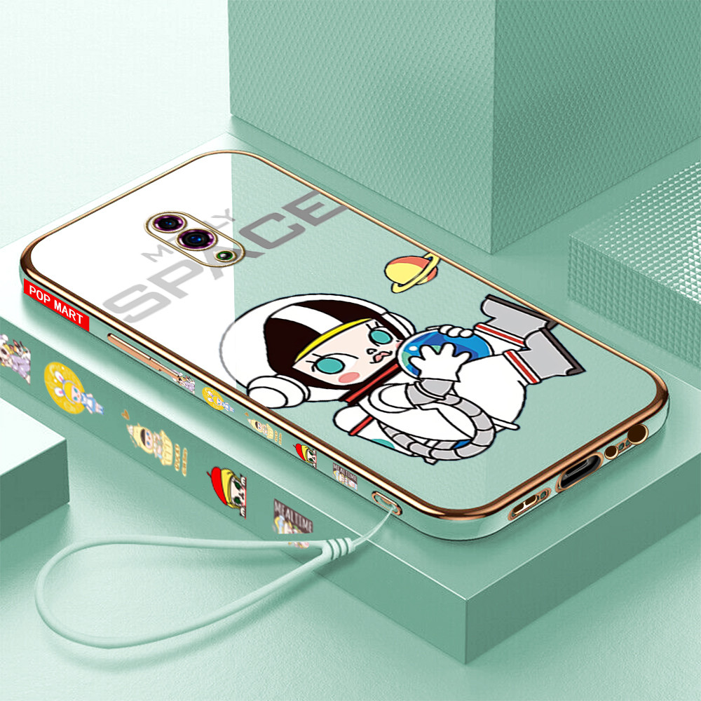 LOKAL [จัดส่งในพื้นที่] OPPO Reno 3 4 4f 5 5k 6 7 7z 8 8T 8Z 4G 11F 13FS 5G Casing HP POP MART นักบิ