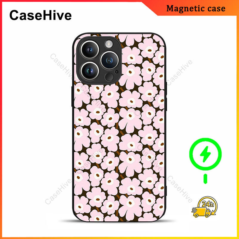 เคสโทรศัพท์ดอกไม้สําหรับ iPhone 17 Pro Max / iPhone 16 Pro Max / 15 Pro Max / 13 / Samsung Galaxy S2