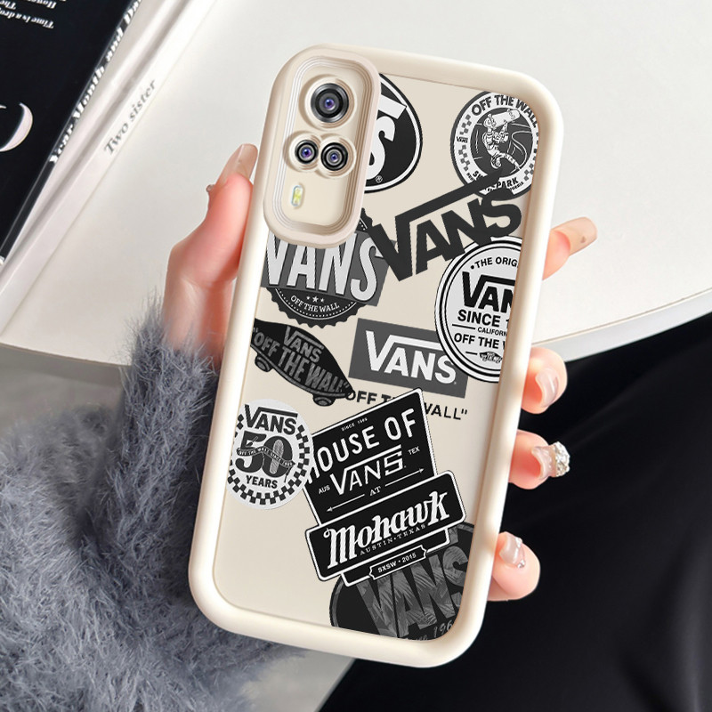 เคสสำหรับ VIVO Y51 2020 Y51A 2020 Y31 2020 Y53s Y33 เคสโทรศัพท์แบรนด์อินเทรนด์สามสีซิลิโคนกันกระแทก