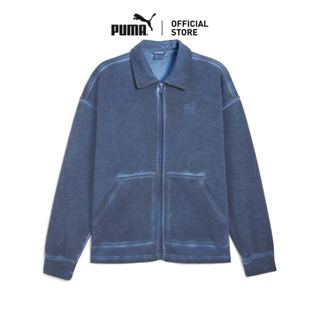 PUMA Prime/Select เสื้อเชิ้ตผ้าฟอกทรงโอเวอร์ไซส์แบบยูนิเซ็กส…