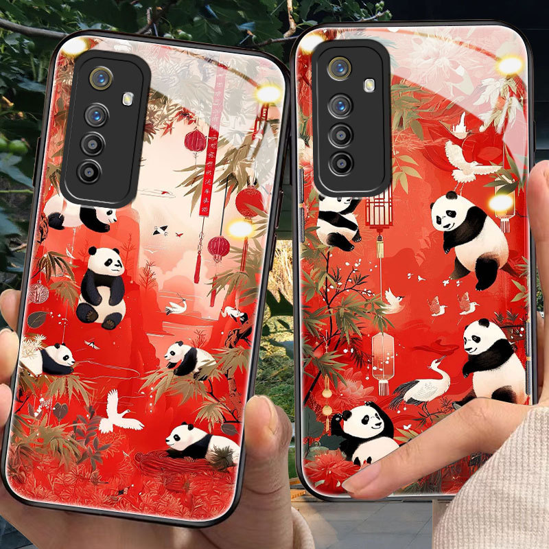 Panda Casing for oppo realme xt,x7,x50/pro,c2/s,c3,c11,c12,c15,c17,c20/a,c21/c25/y,c75,c31,c50),c30,
