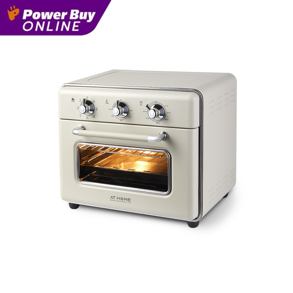 AT HOME เตาอบอเนกประสงค์ (1500 วัตต์, 20 ลิตร, สีครีม) รุ่น 10HO00058