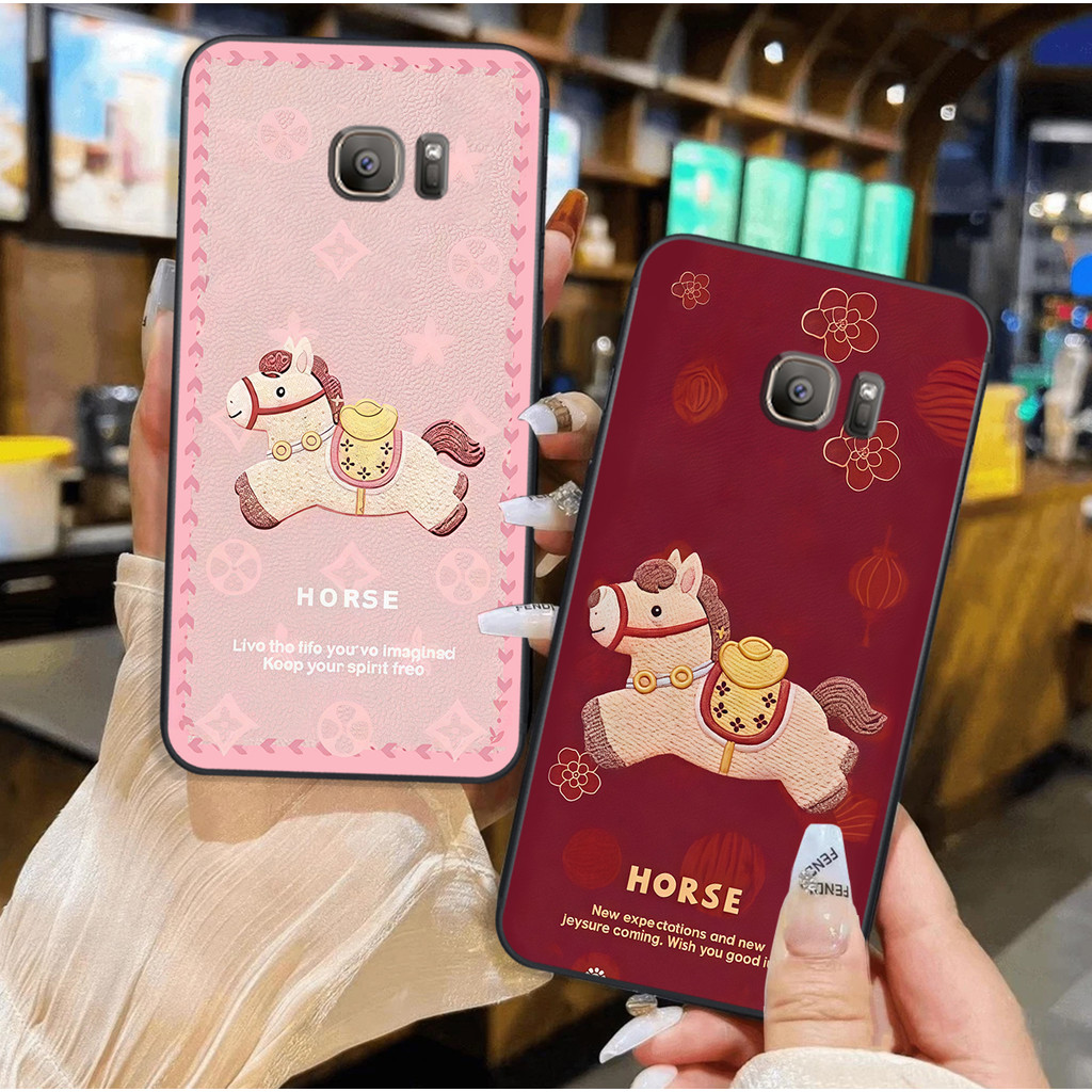 เคส Samsung NOTE 5 / S6 / S6 EDGE / S7 / S7 EDGE ลาย Lucky Tet Horse น่ารัก