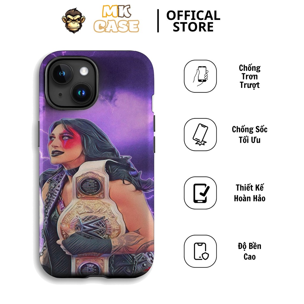 Rhea Ripley Champion Luxury Dark Purple MK CASE Iphone CASE สําหรับ Iphone 11 12 13