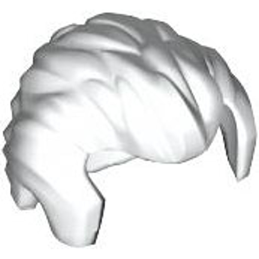 Brick2cube Part - Minifigure, Hair Short Swept Back with Sideburns and Widow's Peak - 21268