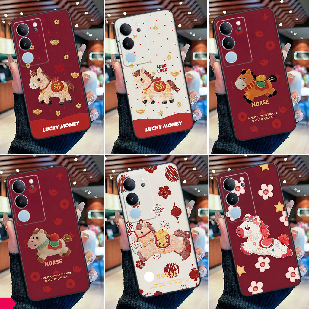 เคส Vivo V29 / V29E Lucky Horse Tet เพื่อโชคลาภ