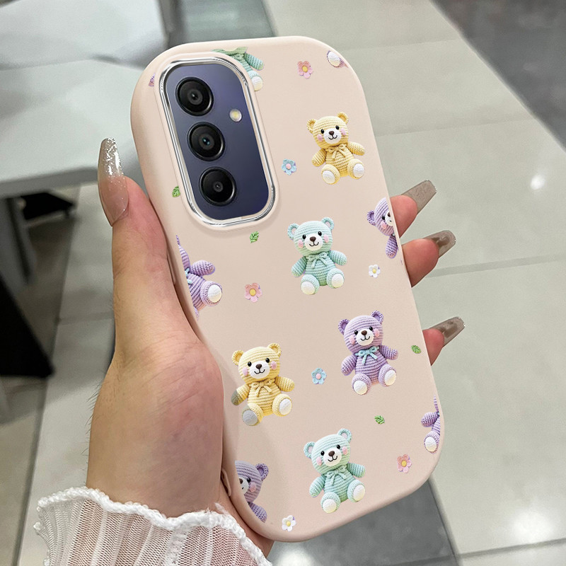 เคสสำหรับ Samsung Galaxy A15 5G A15 A14 5G A25 5G A24 M34 F34 A54 A35 5G เคสโทรศัพท์หมีแมวขนมหวานกัน