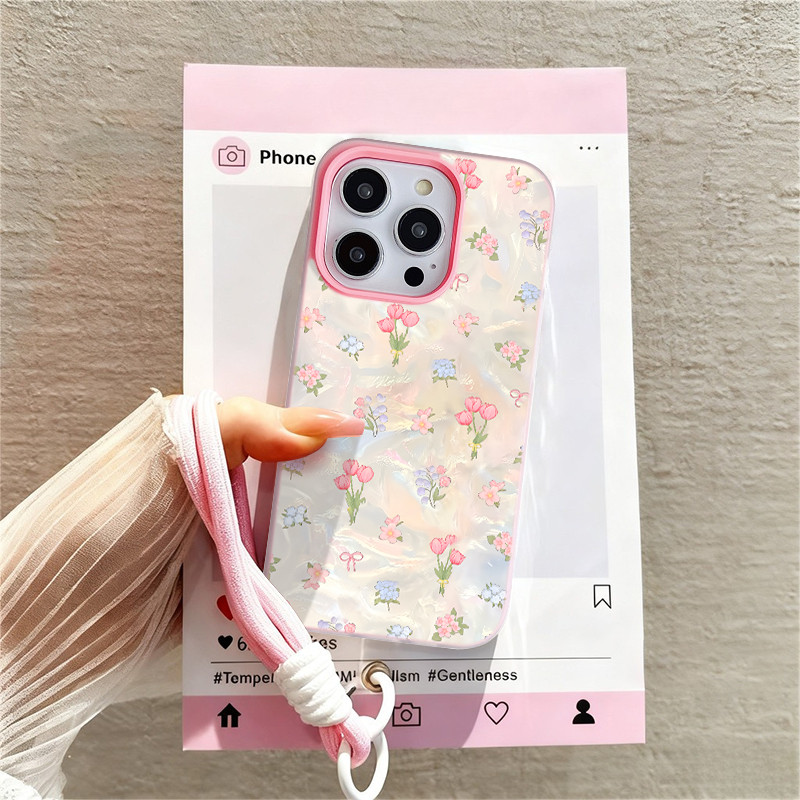 2-In-1 ดอกไม้น่ารักสําหรับ Xiaomi A7 Pro 15T Pro F7 C75 C71 Poco M7 Plus C85 C65 Gd2H1 ล่าสุดกันกระแ