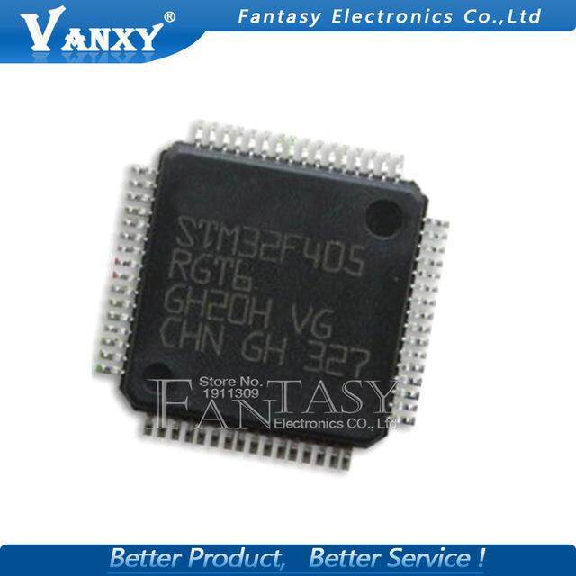 1 ชิ้น STM32F405RGT6 QFP64 STM32F405 QFP 32F405RGT6 ใหม่และ IC