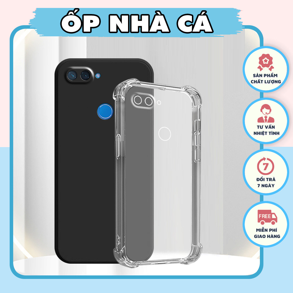 เคส Xiaomi Mi 8 / Mi 8 SE / Mi 8 Lite / MI S2 ปกป้องกล้อง TPU พื้นฐาน กันกระแทกโปร่งใส