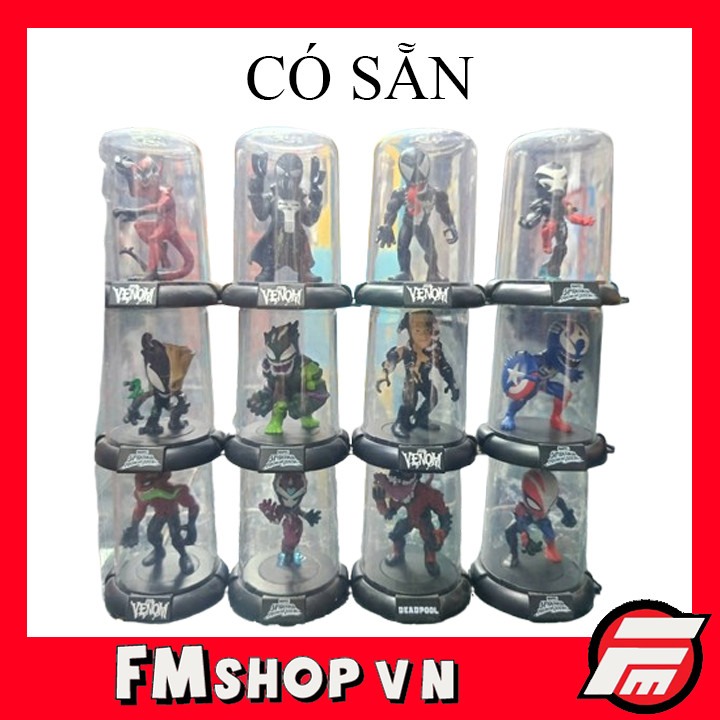 (ไม่มีกล่อง) ชุดฟิกเกอร์สะสม Marvel Maximum Venom Domez