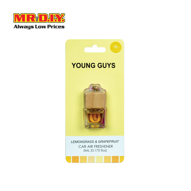 YOUNG GUYS น้ำหอมปรับอากาศในรถยนต์ กลิ่น Lemongrass & Grapefruit ขนาด 5 มล._9004629