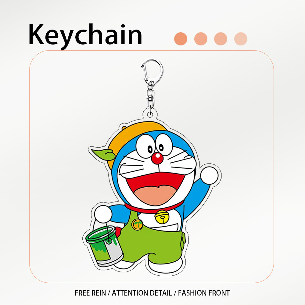[พร้อมส่ง] พวงกุญแจ อะคริลิก Doraemon ห้อยกระเป๋า