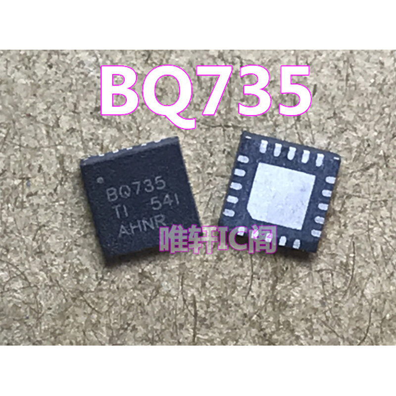 2pcs BQ735 QFN20 BQ735Ti BQ24735 BQ24735RGRR QFN-20 SMD SMBus Charge Controller ชิป IC N-Channel Pow