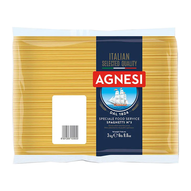 แอคเนซี สปาเกตตี เบอร์ 3 3 กก. (AGNESI Spaghetti no.3 3 kg)