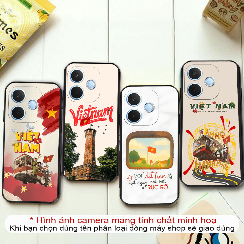 เคสสําหรับ Oppo A5 Pro 5G, A5 2025 A5i Pro เวียดนามรักธงแดง