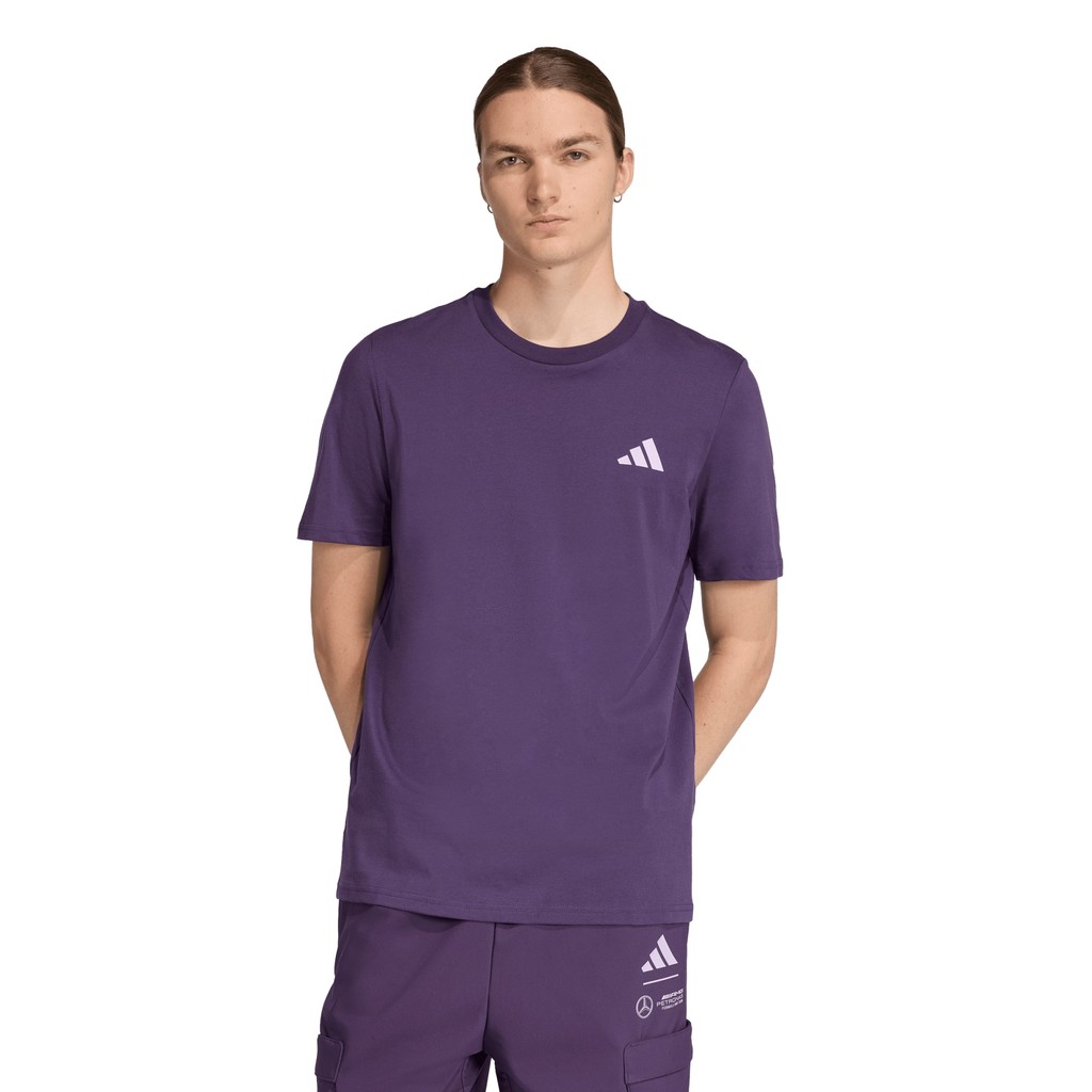 Mercedes AMG Petronas adidas F1 Premium T-Shirt - Plum