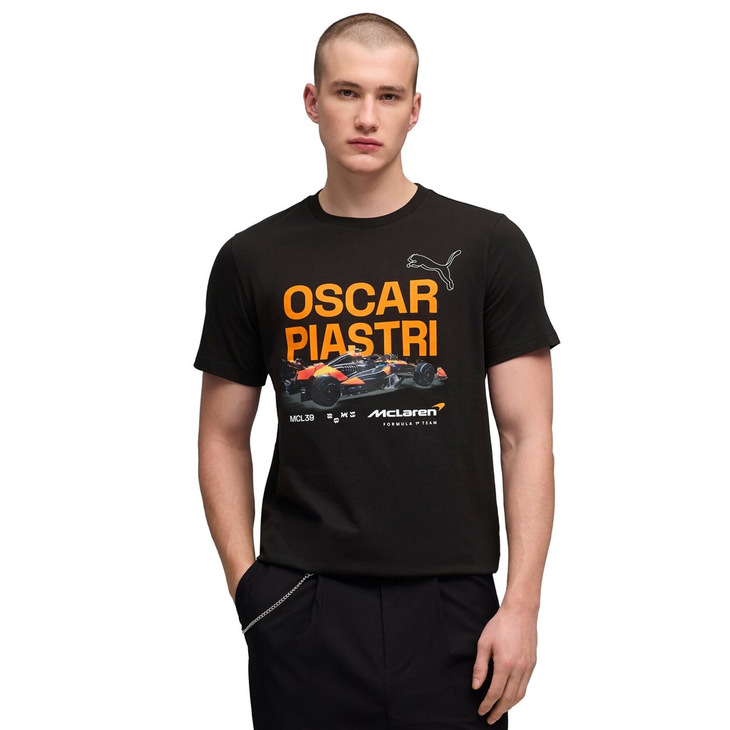 McLaren Oscar Piastri Driver T-Shirt - Black - Unisex