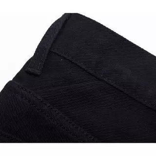 HARA HMR1-9115-02 Super Black Regular Fit Jeans กางเกงยีนส์ ซุปเปอร์แบล๊ค ด้ายดำ ขากระบอก 8.5 นิ้ว Super Black Classic