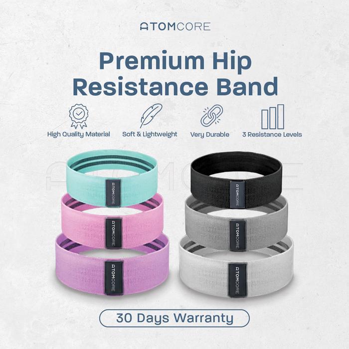 Atomcore Hip Resistance Band Hip Band Squat Band 3 ระดับ