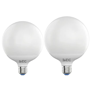 BEC หลอดไฟ Led ขั้วหลอดไฟ E27 12W 20W ทรง G95,G120 แสงขาว แสงเหลือง รุ่น GLOBE
