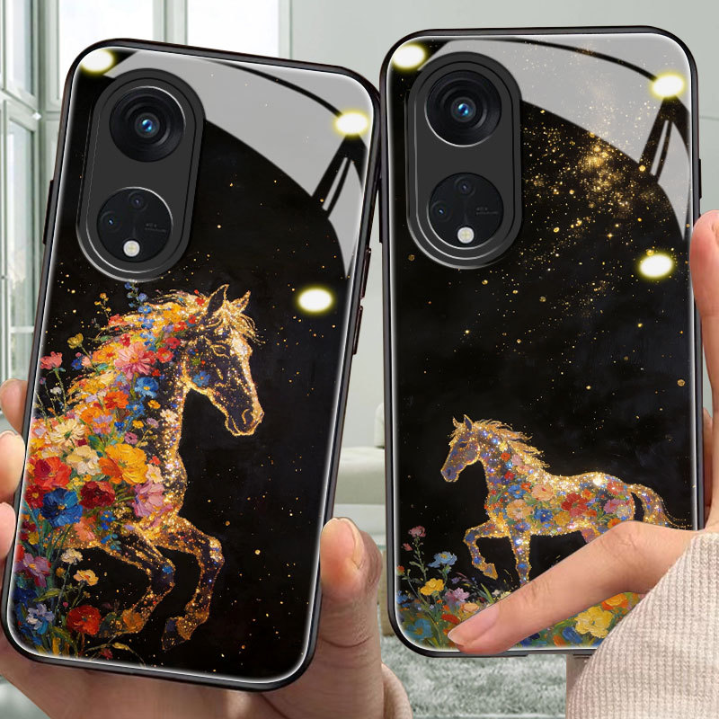 เคสม้าสําหรับ OPPO a98,a71,a72,a73,a74,a76,a77/s,a78,a79,a83,a91,a92,a93,a94,a95,a9,f5x6,f9,f9,f9,f9