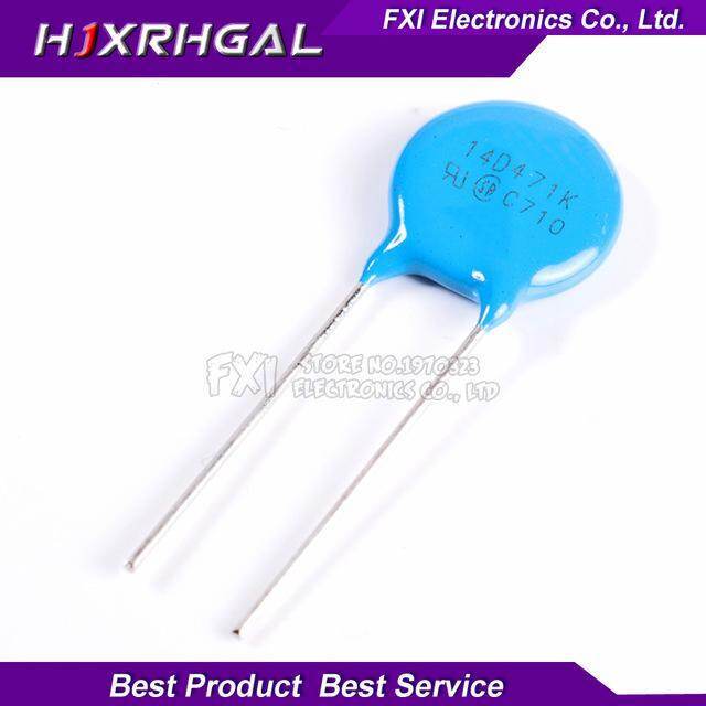 10 ชิ้น Vartor 14D471K 14D 471K 470V Piezoresistor 14D471