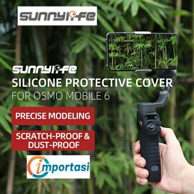 Sunnylife Silicone Handle Case Cover Dji Osmo Mobile 6 Protector