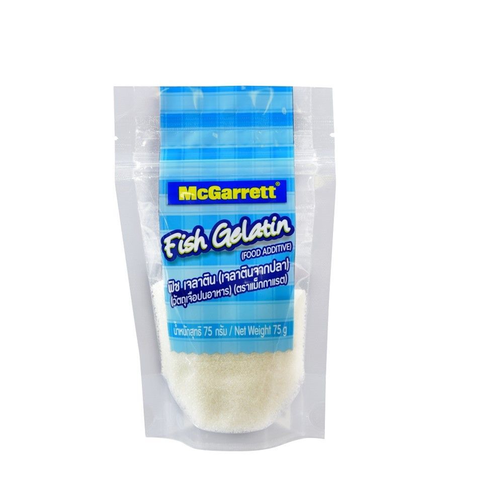 🐙 แม็กกาแรตฟิชเจลาติน 75ก. 🐟 MCGARRETT FISH GELATIN 75 G 🐞   🐒