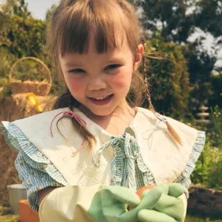 lookbookpetite mia dress mint daisy ชุดเดรสเด็กผู้หญิงแขนตุ๊กตา