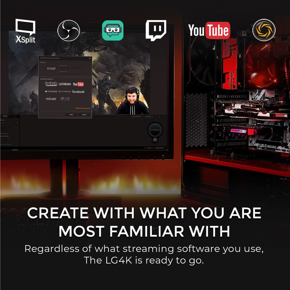 แคปเจอร์การ์ด AVER MEDIA GC573 LIVE GAMER 4K ชนิดติดตั้งภายในสำหรับคอมพิวเตอร์_4