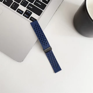 สําหรับ Black Shark GS3 Ultra Strap สายนาฬิกาซิลิโคนแม่เหล็ก 22 มม. การออกแบบรังผึ้งสายรัดข้อมืออุปกรณ์เสริม