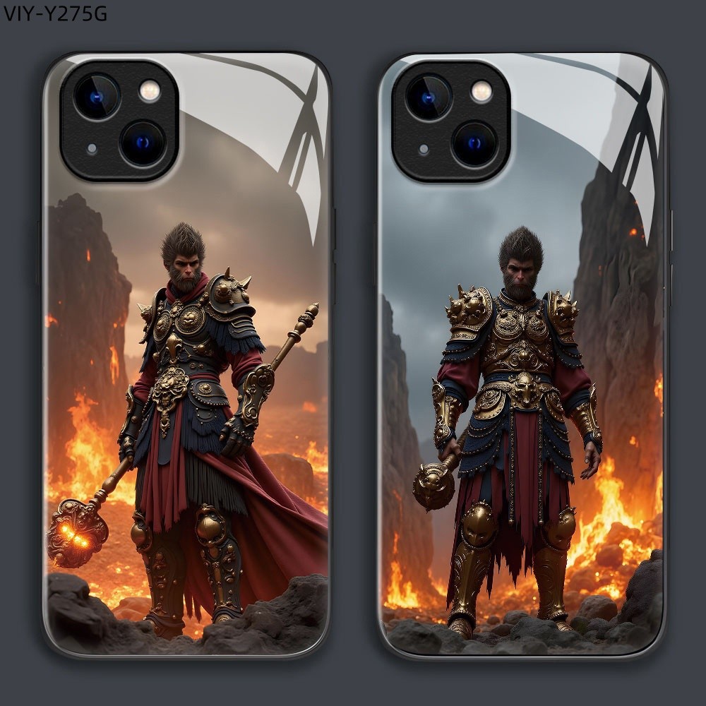 เคส For VIVO Y36 Y35 Y33S Y33T Y31 Y30 Y30i Y28 Y28S Y27S Y27 4G 5G เคสโทรศัพท์ เคสวีโว่ เคสแข็ง Phone Glass Case BLK