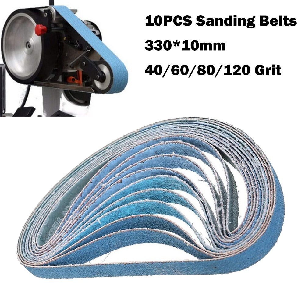 [SP-HGF]10 ชิ้น 33010 มิลลิเมตรเพทายคอรันดัมขัดเข็มขัดบดขัดสําหรับไม้โลหะ