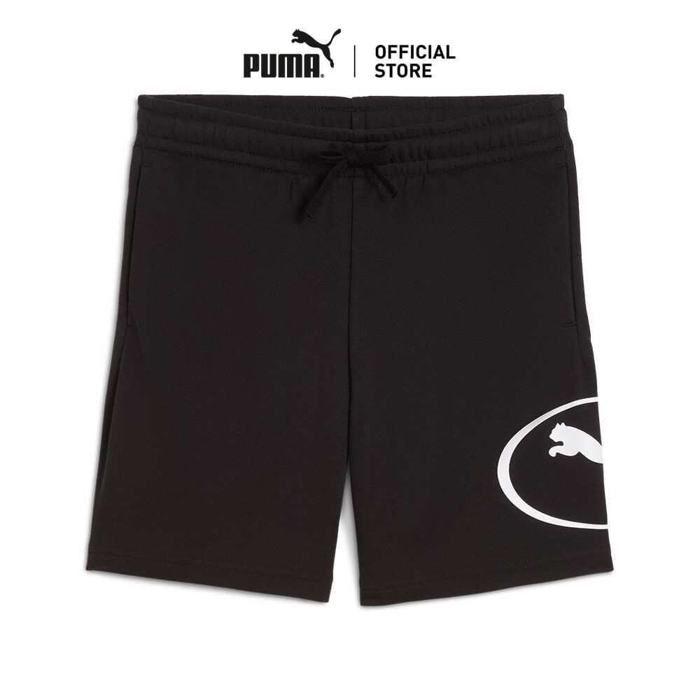 PUMA شورت أطفال Sport Graphic — أسود