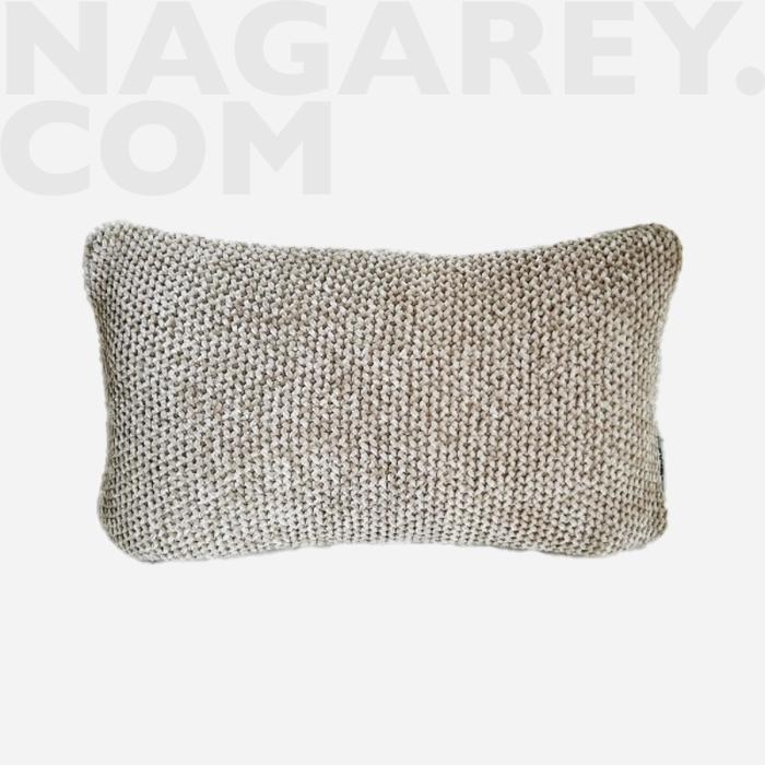 Meadow ปลอกหมอนอิง 50 X 30 ปลอกหมอนอิงเก้าอี้โซฟา Chenille สีเบจ