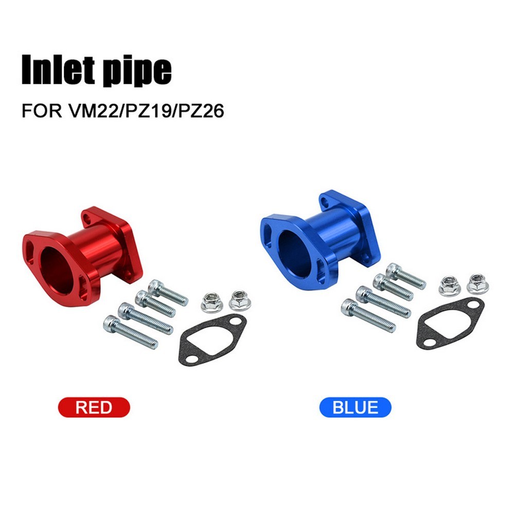[BLOD]CNC Intake Manifold อะแดปเตอร์คาร์บูเรเตอร์ขั้วต่อเครื่องยนต์สําหรับ VM22 PZ19 PZ26 Carb