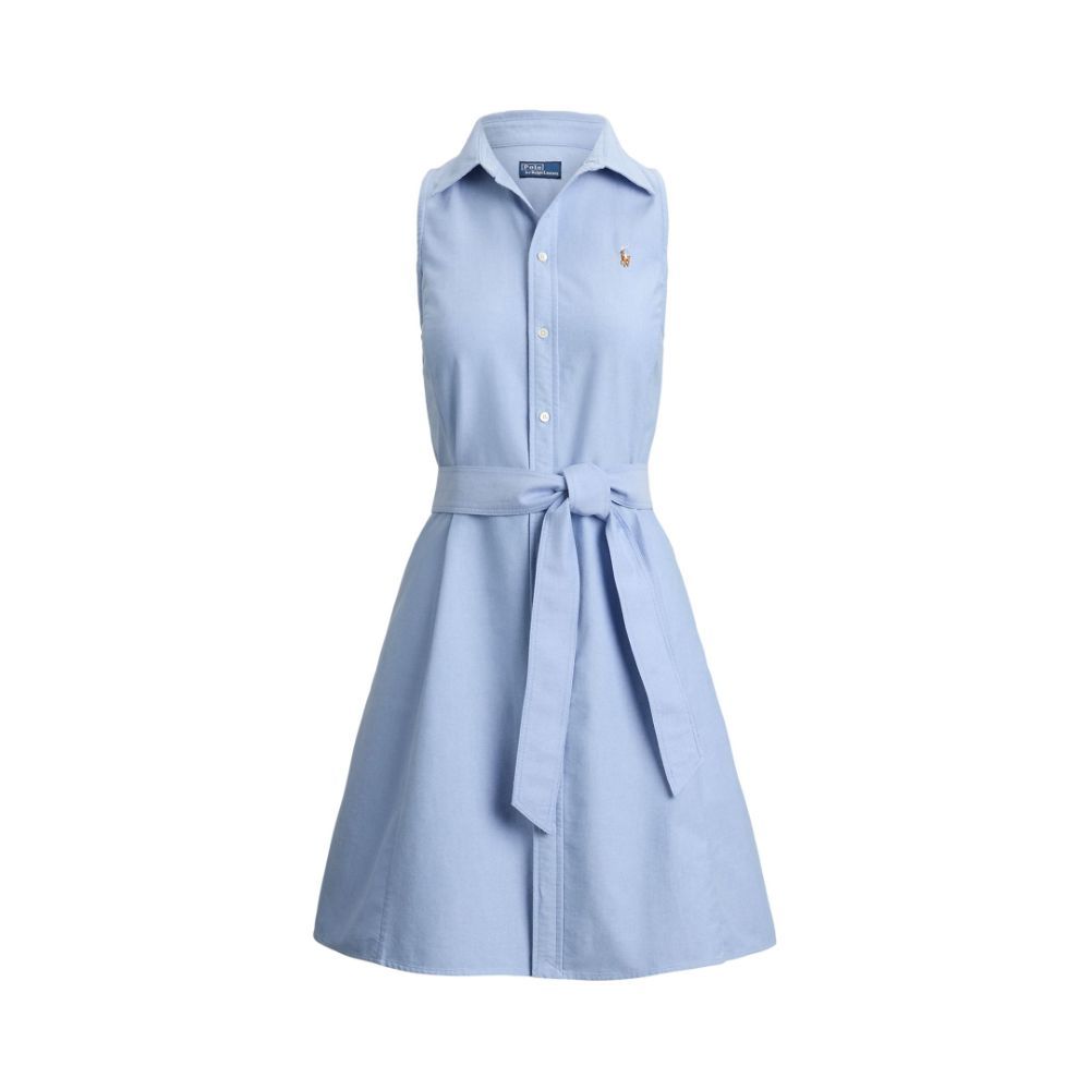 Polo Ralph Lauren ชุดเดรสผู้หญิง รุ่น WMPODRSNFA21091 สีฟ้า — صورة 5