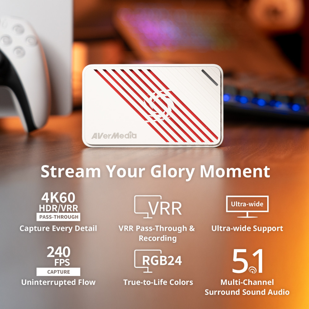 แคปเจอร์การ์ด AVER MEDIA GC553PRO LIVE GAMER ULTRA S สำหรับสตรีมมิ่ง_2