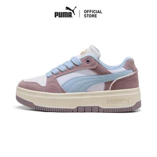 PUMA Basics Rebound Femme Low Memoires Sneakers Women สีขาว …