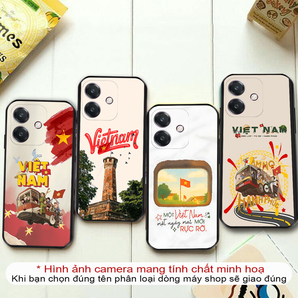 เคสสําหรับ Oppo A3x, Oppo A3 Oppo A5i เวียดนามรักธงแดง