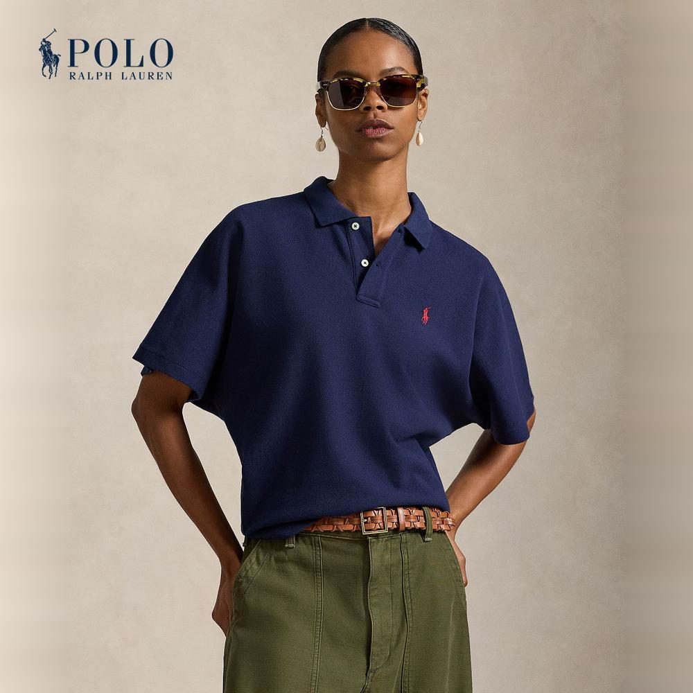 Polo Ralph Lauren เสื้อโปโลผู้หญิง รุ่น WMPOKNINB920298 สีกรมท่า