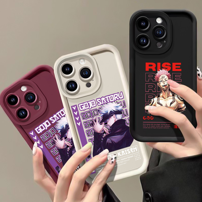 เคสสำหรับ OPPO A5 A3s A12E Realme C1 เคสโทรศัพท์ตัวละครในอนิเมะสามสีซิลิโคนกันกระแทก - รูปที่ 4