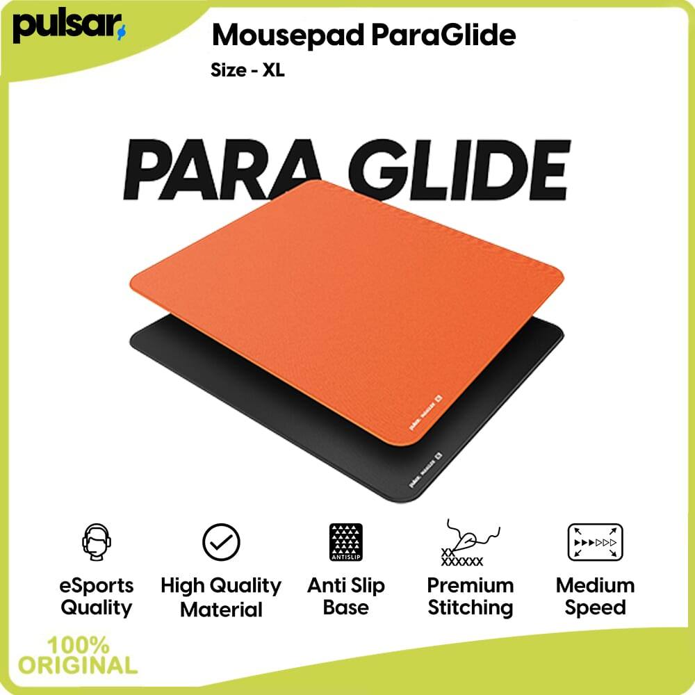 Gaming Mousepad Pulsar ParaGlide ขนาด XL Professional Anti Slip Esports Deskmat ผ้า Hybrid Surface B