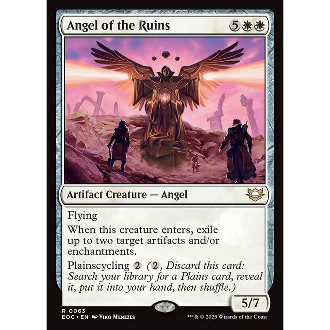 เวทมนตร์: The Gathering - Edge of Eternities Commander - Angel of the Ruins (63)