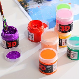 50+Colors 100ml Acrylic Paint Colour 100ml for Art Canvas Painting Professional Art School Supplies