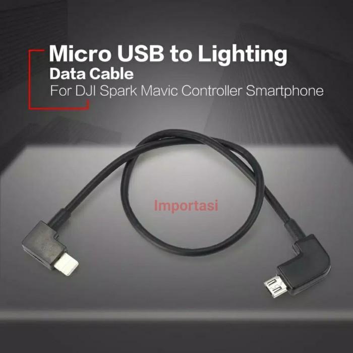 Micro Usb To Lighting Data Cable Dji Spark Mavic Pro Air Controller