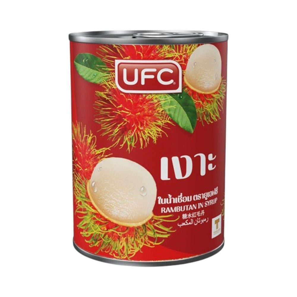 🐙 UFC เงาะในน้ำเชื่อม20 OZ. 🐟 UFC RAMBUTAN IN SYRUP 20 OZ. 🐞   🐒