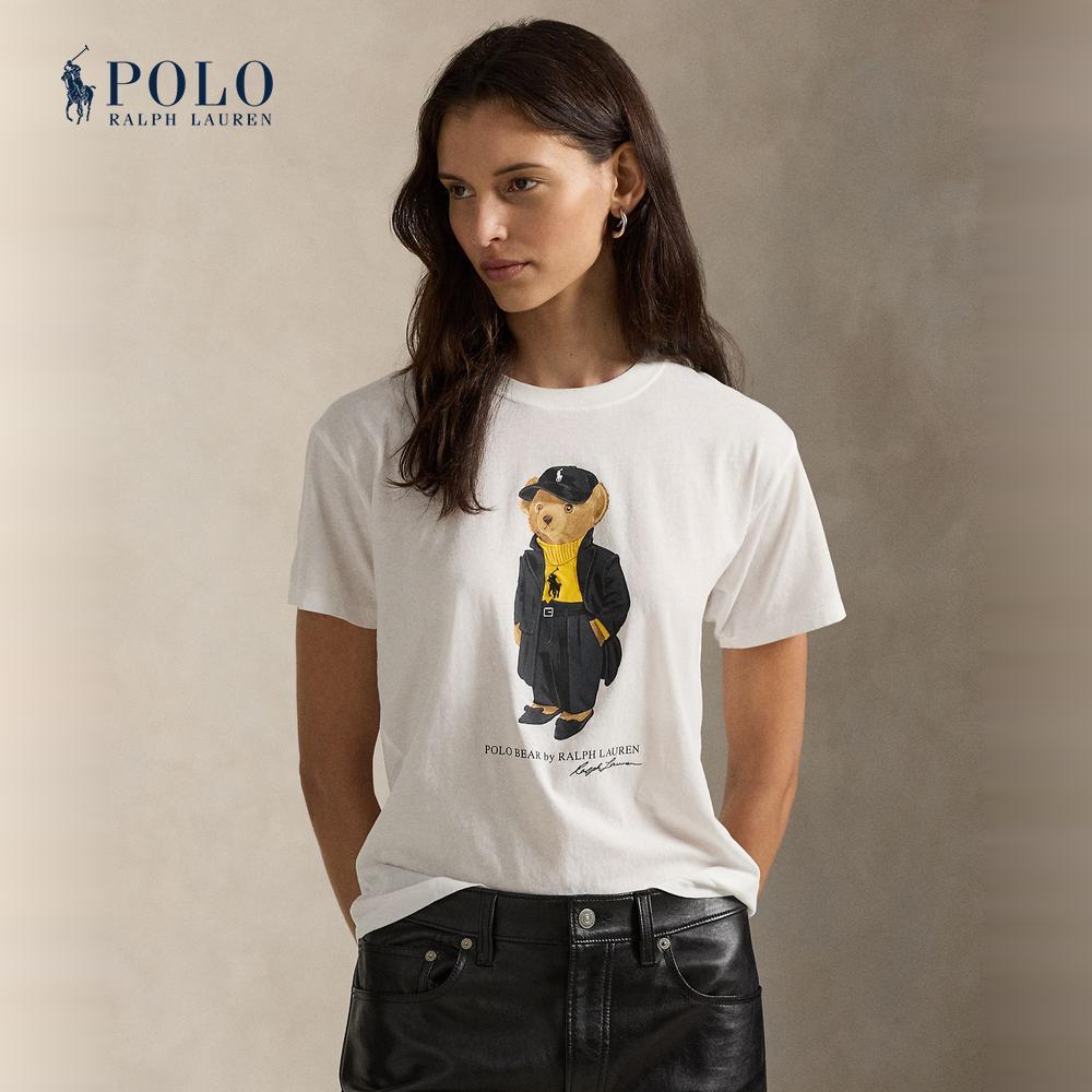 Polo Ralph Lauren เสื้อยืดผู้หญิง รุ่น WMPOKNINCU21220 สีขาว