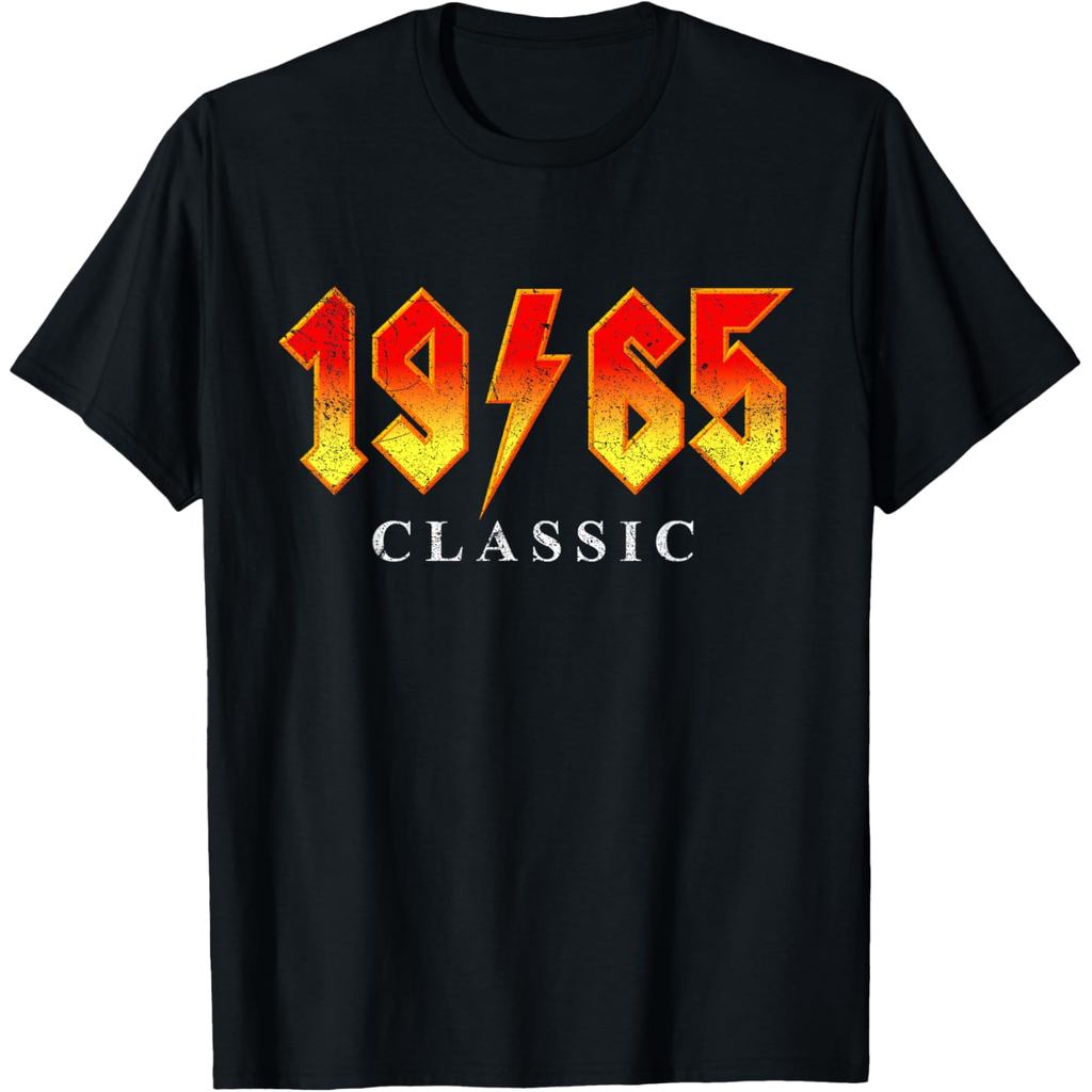 เสื้อยืดผ้าฝ้ายผู้ชาย Vintage 965 Classic Rock Legend 60 Years Old 60th Birthday T-Shirt
